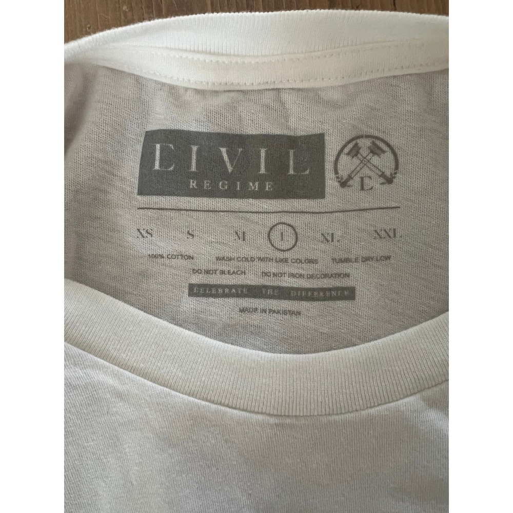 Civil Regime Tee, size large - Picture 3 of 5